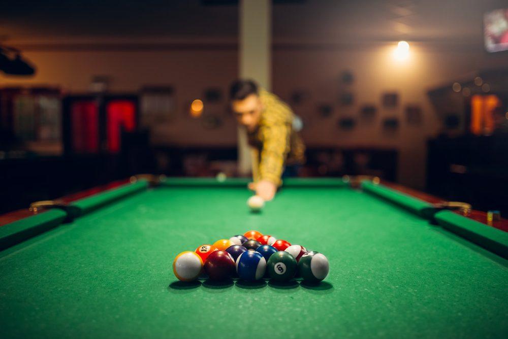 Billiards room